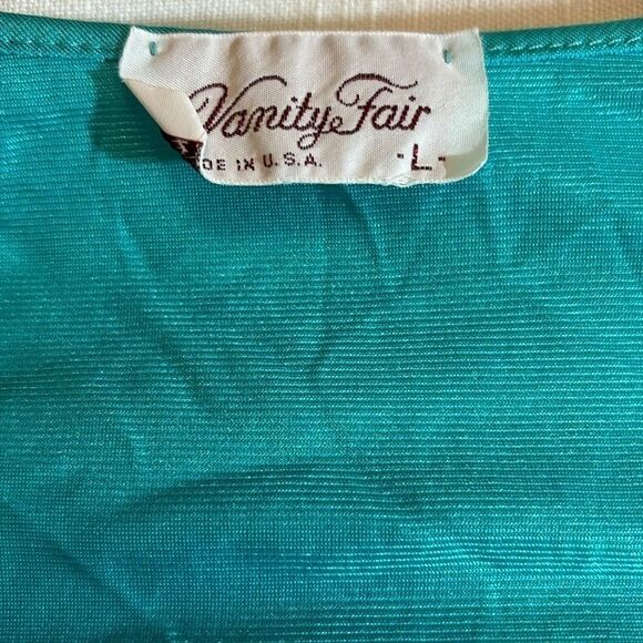 VANITY FAIR large pajama top lingerie vintage - Picture 3 of 4